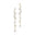 Fancy Diamond Cluster Lab Diamond Drop Earrings - GeumJewels