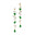 Fancy Emerald Cluster Drop Earrings - GeumJewels