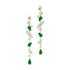 Fancy Emerald Cluster Drop Earrings - GeumJewels