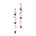 Fancy Pink Sapphire Cluster Drop Earrings - GeumJewels