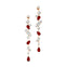 Fancy Ruby Cluster Drop Earrings - GeumJewels