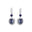 Halo Diamond Cushion Cut Alexandrite Dangle Earrings - GeumJewels