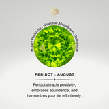 Inverted Princess Cut Peridot Drop Earrings with Diamonds - GeumJewels