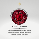 Vintage Inspired Pear Cut Garnet Diamond Drop Earrings - GeumJewels