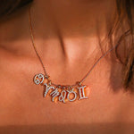 Aries Zodiac Diamond Charm Gold Pendant - GeumJewels