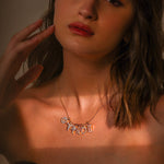 Cancer Zodiac Diamond Charm Gold Pendant - GeumJewels