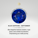 Double Halo Diamond Cushion Cut Blue Sapphire Ring - GeumJewels