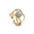 Solitaire Round Lab Diamond Cocktail Diamond Ring - GeumJewels