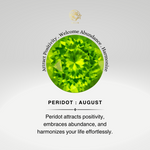 Triple Halo Diamond Oval Cut Peridot Cocktail Ring - GeumJewels