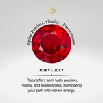 Triple Halo Diamond Oval Cut Ruby Cocktail Ring - GeumJewels