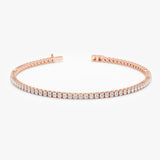 Thin Diamond Tennis Bracelet - GeumJewels