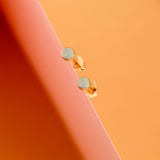 Natural Birthstone Stud Earrings, Vienna - Geum Jewels