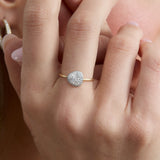 Pave Diamond Ring, Holly