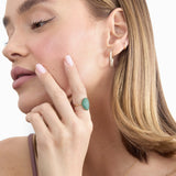 Unique Pave Emerald Ring, Rahma