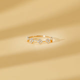 Diamond Multi Clover Ring - GeumJewels