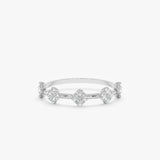 Diamond Multi Clover Ring - GeumJewels