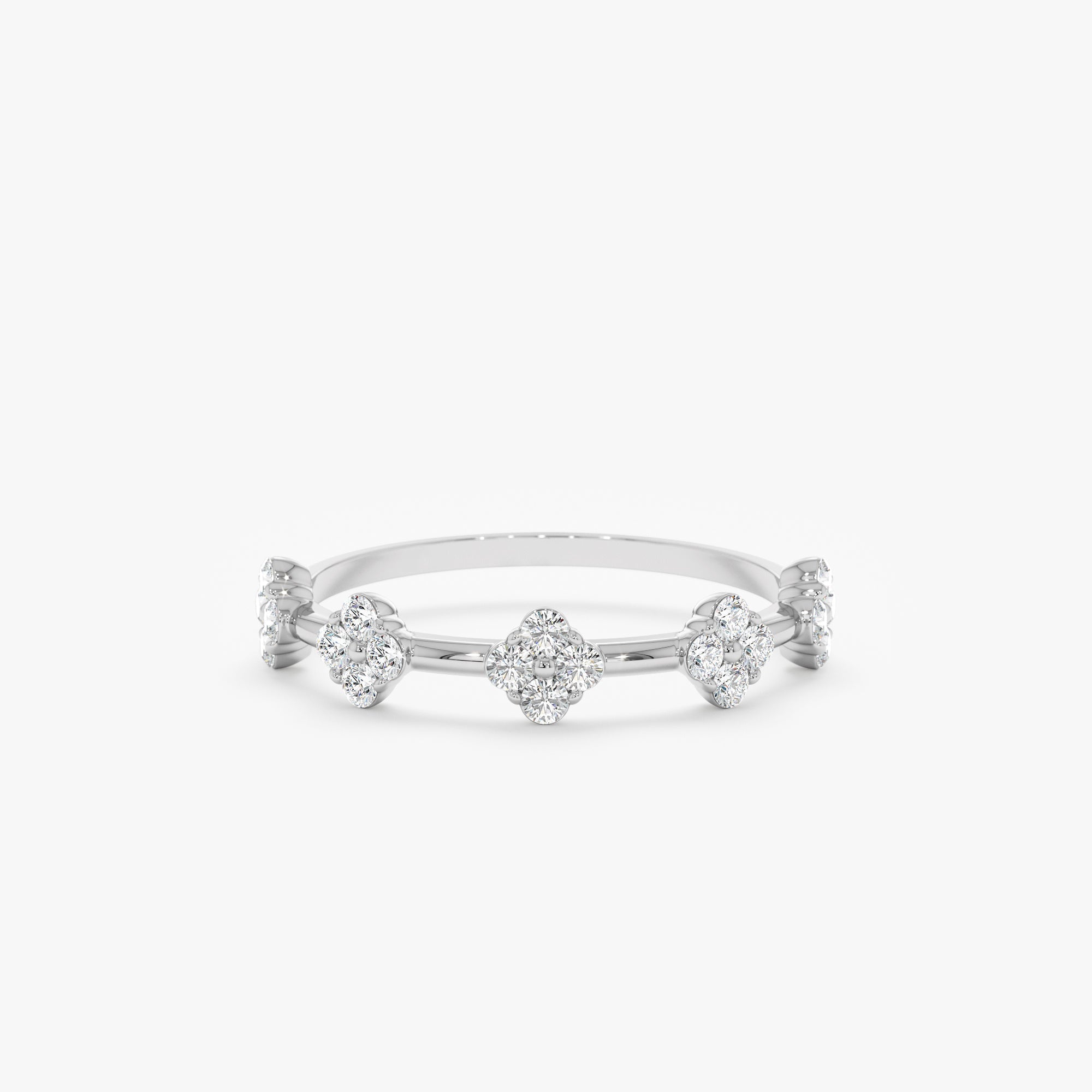 Diamond Multi Clover Ring - GeumJewels