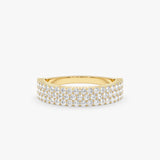 Diamond Tiered Cigar Band - GeumJewels