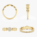 Pave Diamond Bubble Ring, Kendra - Geum Jewels