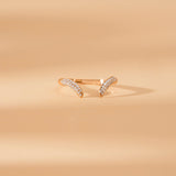 Pave Diamond Cuff Ring - GeumJewels