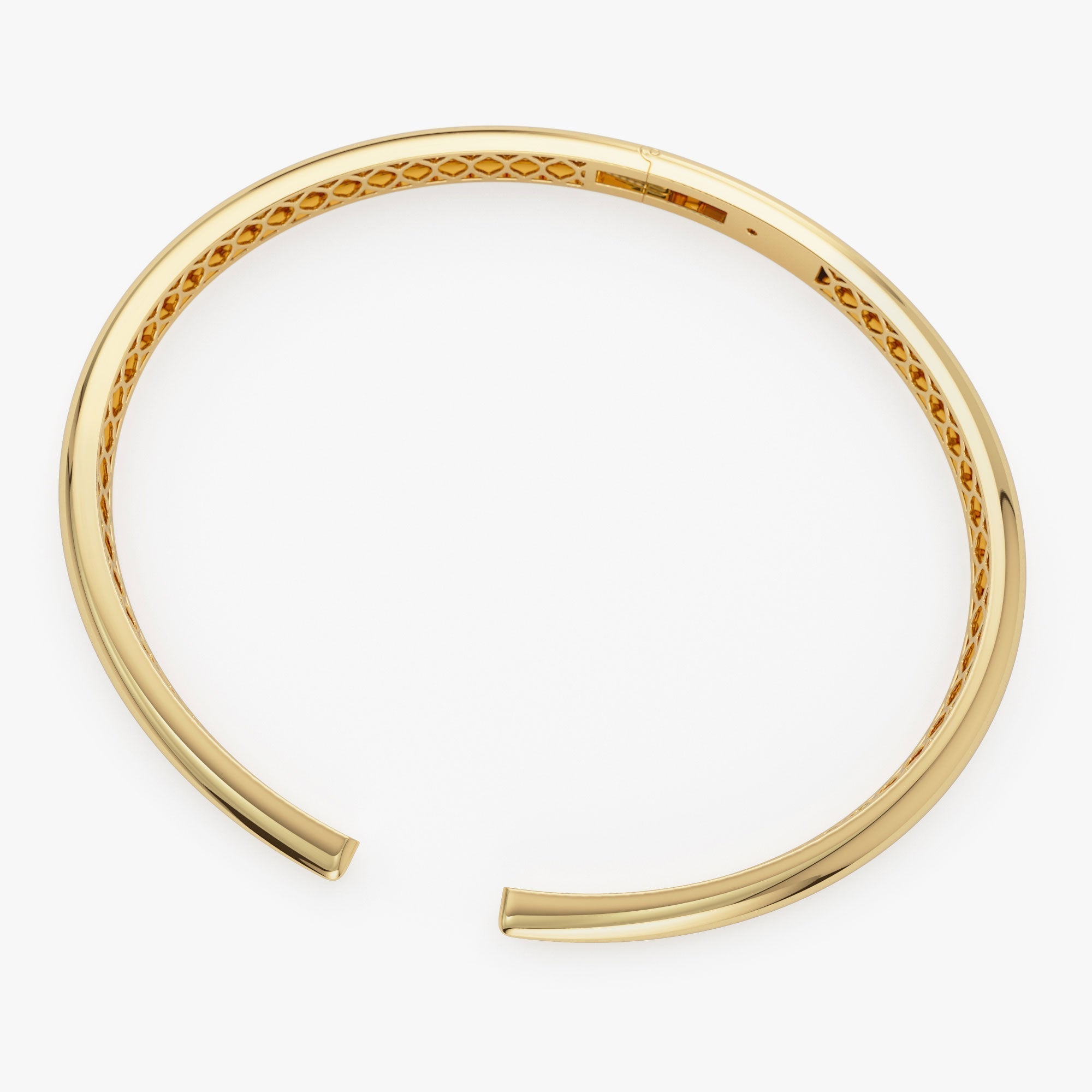 14k Gold Claw Cuff Bangle Bracelet - GeumJewels