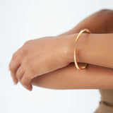 14k Gold Claw Cuff Bangle Bracelet - GeumJewels