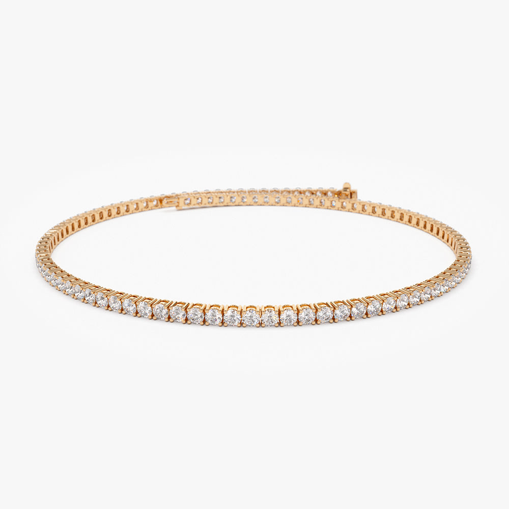 14K Diamond Tennis Bracelet 2.20 ctw - GeumJewels