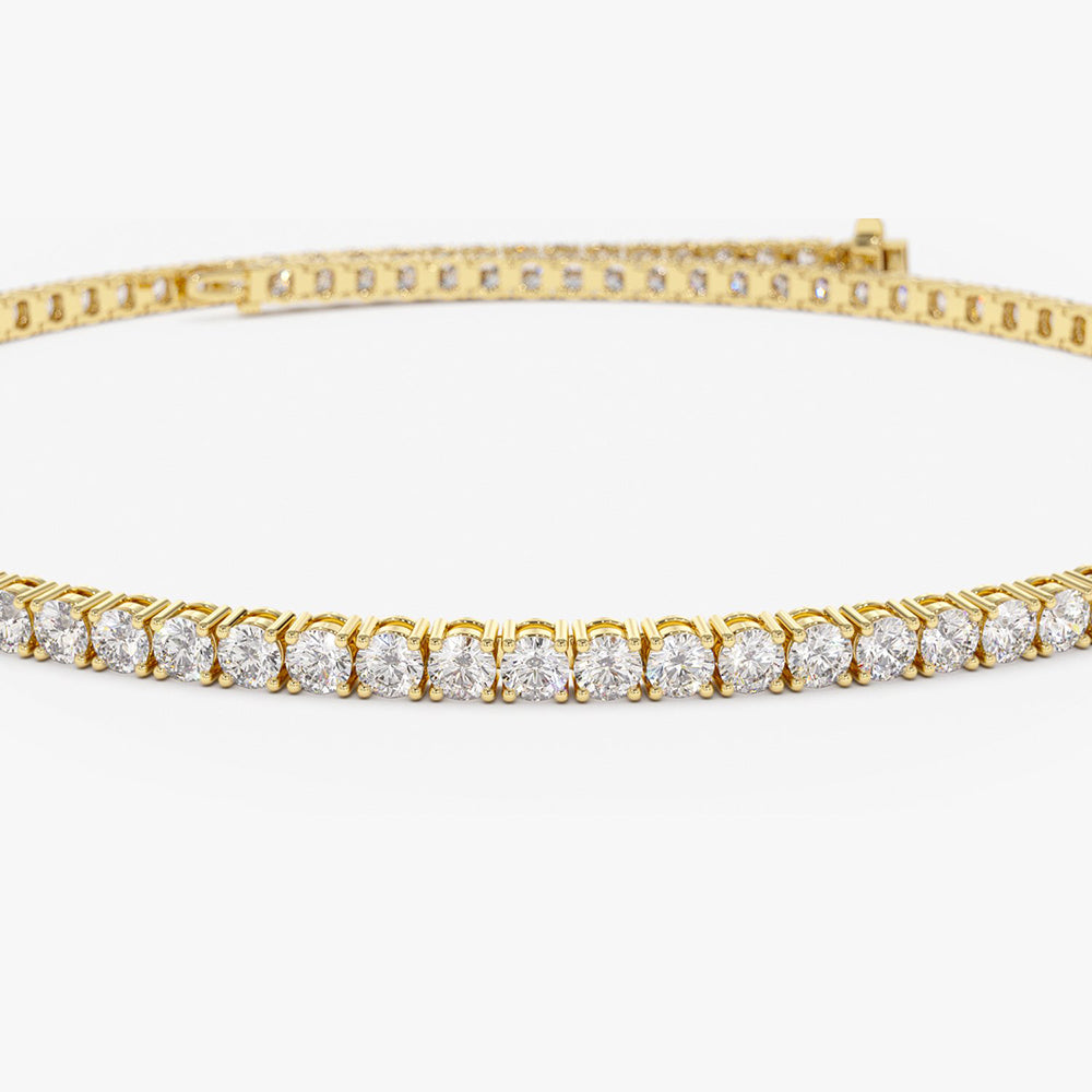 14K Diamond Tennis Bracelet 2.20 ctw - GeumJewels