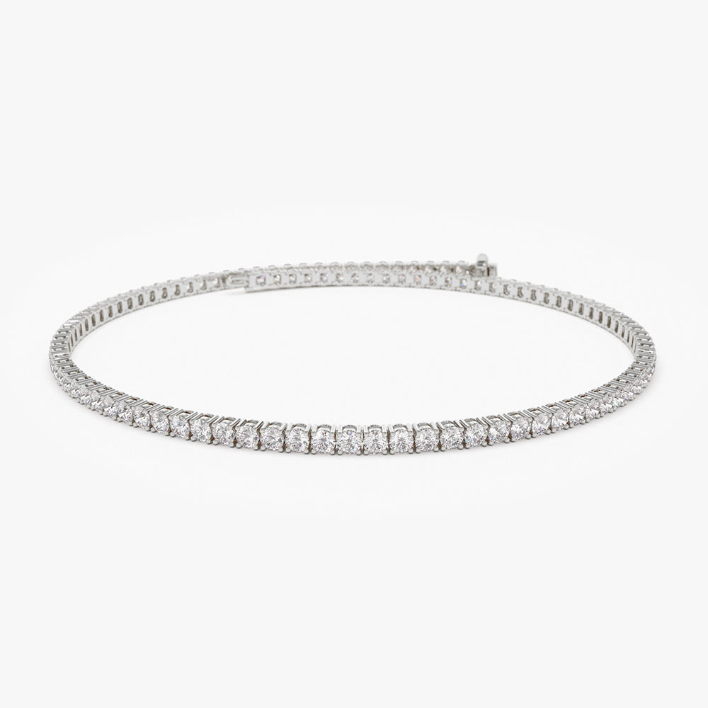 14K Diamond Tennis Bracelet 2.20 ctw - GeumJewels