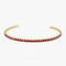 14k Prong Setting Ruby Tennis Bracelet - GeumJewels