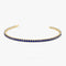 14k Prong Setting Sapphire Tennis Bracelet - GeumJewels