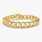 14K 10MM Curb Cuban Link Bracelet - GeumJewels