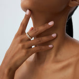1.85 ctw Multi Shaped Lab Grown Full Eternity Diamond Wedding Ring - Reese - GeumJewels