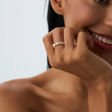 1.85 ctw Multi Shaped Lab Grown Full Eternity Diamond Wedding Ring - Reese - GeumJewels
