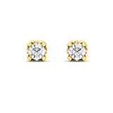 0.25 TCW Diamond Stud Earrings