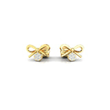 Knot Style Diamond Stud Earrings