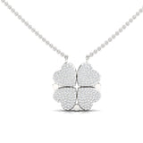 Two Way Wear Diamond Heart Necklace