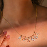 Handmade Sagittarius Zodiac Pendant, 18Kt Solid Gold Pendant Necklace, Unique Diamond Pendant, Sagittarius Birthday Gift