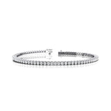 14K Gold Lab Grown Diamond Tennis Bracelet: Elegant Infinity Design