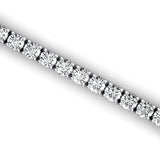 14K Gold Lab Grown Diamond Tennis Bracelet: Elegant Infinity Design