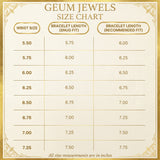 14K Gold Lab Grown Diamond Tennis Bracelet: Elegant Infinity Design - GeumJewels