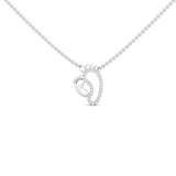 Mother & Baby Diamond Footprint Necklace - GeumJewels