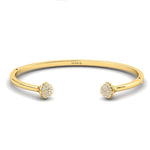 Real Diamond Cut Bracelet, Custom Gold Bracelet for Girls, White/Yellow Gold Bracelet, Rose Gold Bracelet - GeumJewels