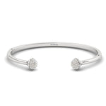 Real Diamond Cut Bracelet, Custom Gold Bracelet for Girls, White/Yellow Gold Bracelet, Rose Gold Bracelet - GeumJewels