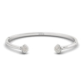 Real Diamond Cut Bracelet, Custom Gold Bracelet for Girls, White/Yellow Gold Bracelet, Rose Gold Bracelet - GeumJewels