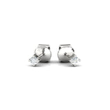 2.5mm Diamond Dainty Stud Everyday Solitaire Stud Earrings - GeumJewels