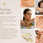Elegant Diamond and Gold Ring, Trendy White Gold Ring for Women, Unique Handmade Diamond Jewelry - GeumJewels