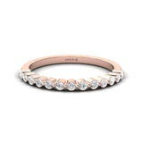 Real Diamond Engagement Ring, White/Yellow Custom Gold Ring, Rose Gold Modern Ring - GeumJewels