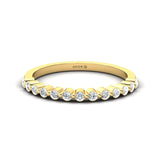Real Diamond Engagement Ring, White/Yellow Custom Gold Ring, Rose Gold Modern Ring - GeumJewels
