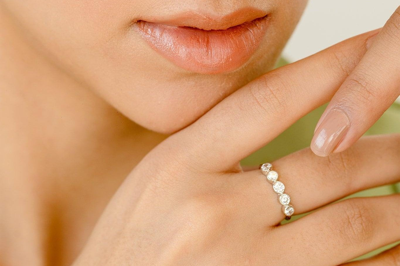 Natural Diamond Solid Gold Ring, 10kt 14kt 18kt Yellow/White Rose Gold Rings, Customize Engagement Gold Ring - GeumJewels